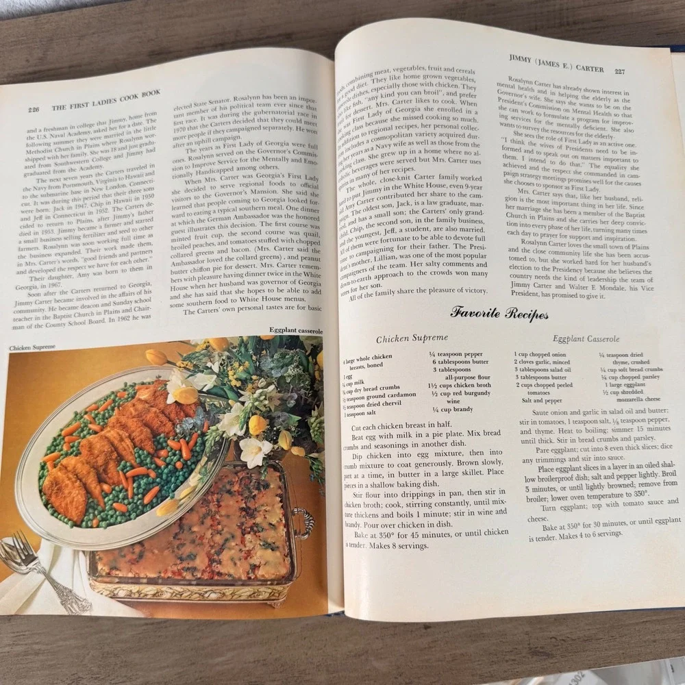 The First Ladies Cook Book Favorite Recipes of‎ All the Presidents 1977 Edition